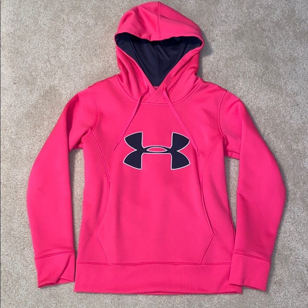 Women’s Under Armour pink Hoodie Sweatshirt XSmall